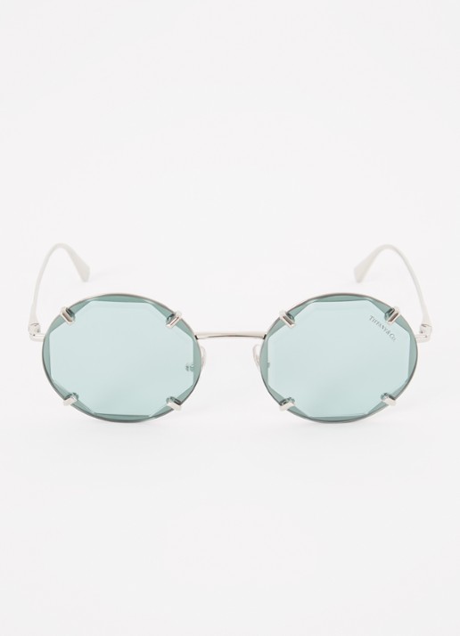 Tiffany & Co. Retro zonnebril TF3091 - detail zilver