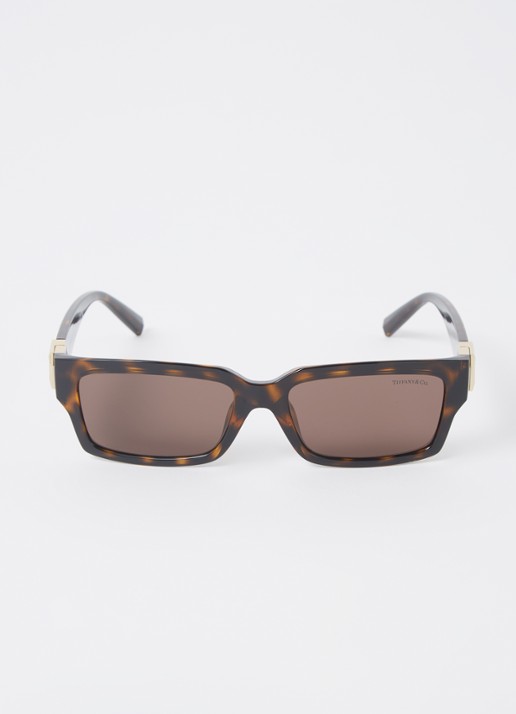 Tiffany & Co. Retro zonnebril TF4226U  - detail donkerbruin
