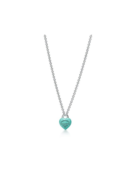Tiffany & Co. Return to Tiffany® Full Heart ketting van sterling zilver met Tiffany Blue® 84605 - voorkant 3 undefined