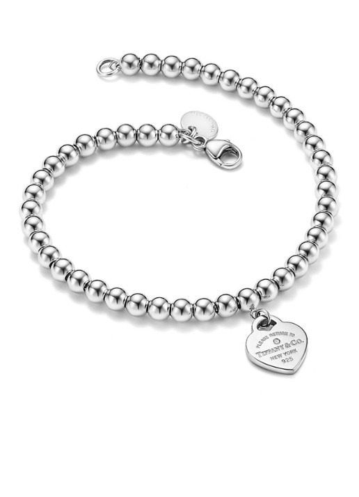 Tiffany & Co. Return to Tiffany™ Heart Tag armband van sterling zilver met diamant 18466 - detail 2 undefined