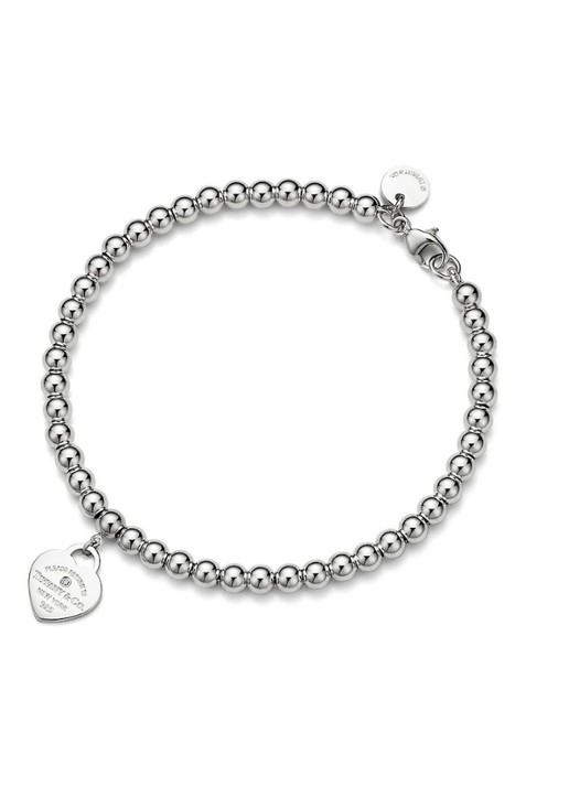 Tiffany & Co. Return to Tiffany™ Heart Tag armband van sterling zilver met diamant 18466 - voorkant 5 undefined