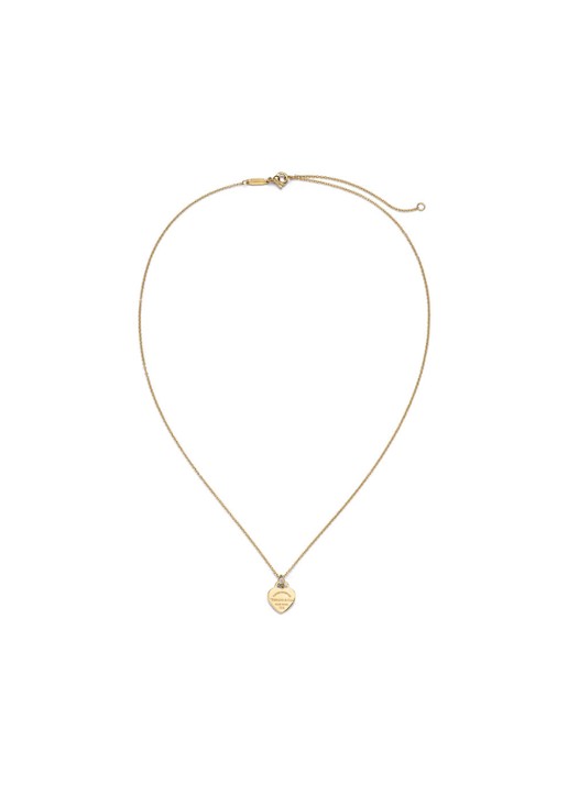 Tiffany & Co. Return to Tiffany™ Mini Heart Tag ketting van 18 karaat geelgoud met diamant 84380 - detail 3 undefined