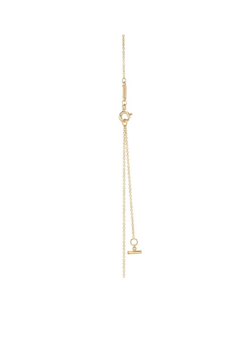 Tiffany & Co. Smile Mini ketting van 18 karaat geelgoud met diamant en hanger 40243 - detail 4 undefined