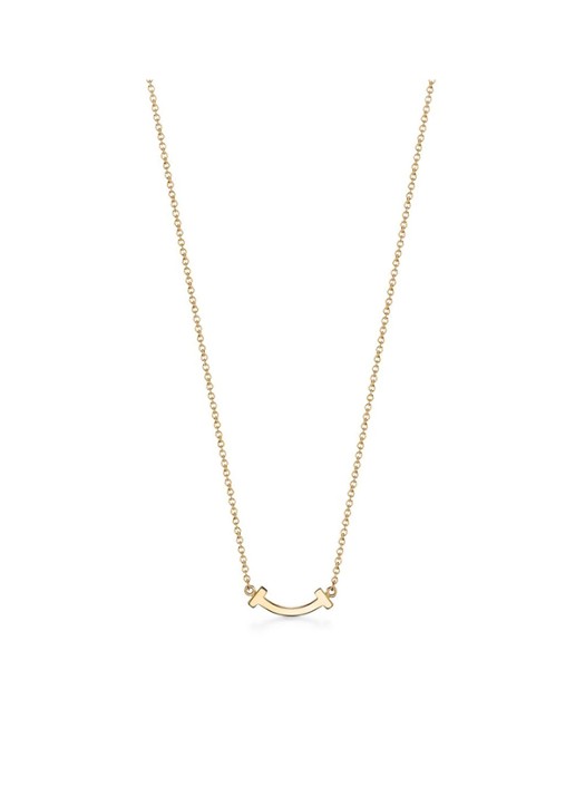 Tiffany & Co. Smile Mini ketting van 18 karaat geelgoud met hanger 40236