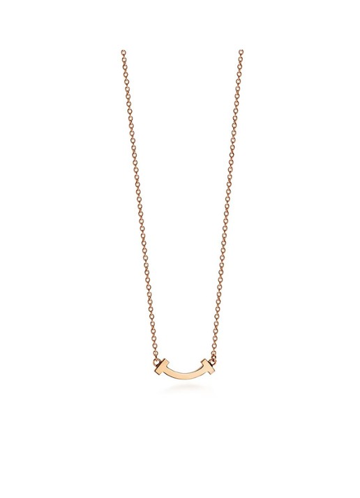 Tiffany & Co. Smile Mini ketting van 18 karaat roségoud met hanger 40247