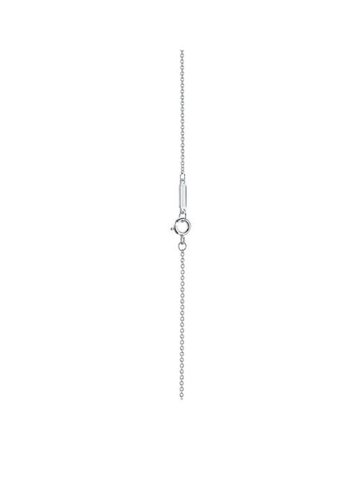 Tiffany & Co. Smile Small ketting van 18 karaat witgoud met diamant en hanger  71285 - detail 2 undefined