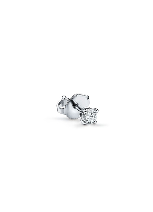Tiffany & Co. Solitaire oorknopjes van platina met diamant 68337 - voorkant 4 undefined