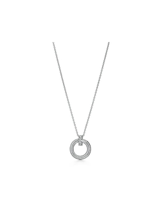 Tiffany & Co. T1 ketting van 18 karaat witgoud met diamant 80884 - voorkant 5 undefined