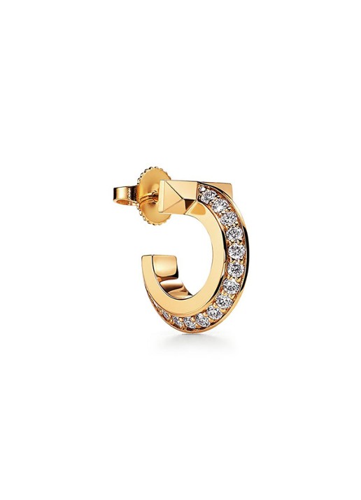 Tiffany & Co. T1 oorringen van 18 karaat geelgoud met diamant 28805 - voorkant 4 undefined