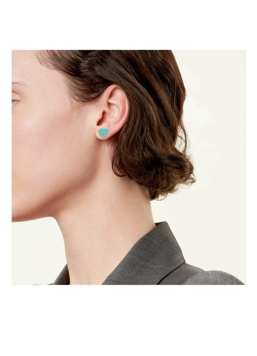 Tiffany & Co. Tiffany Blue Mini oorknopjes van sterling zilver met diamant 30942 - detail undefined