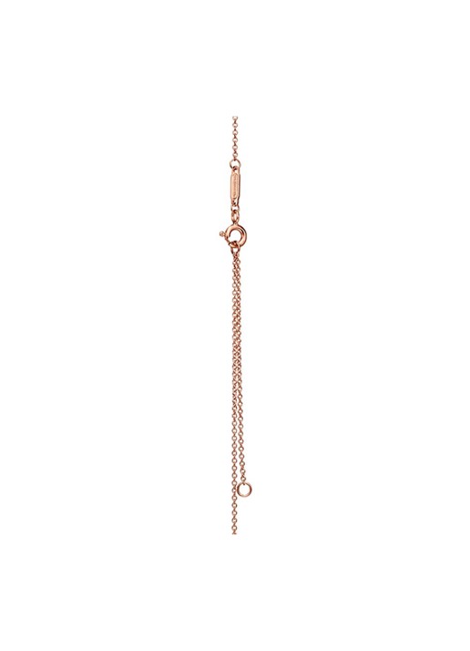 Tiffany & Co. Tiffany Knot ketting  van 18 karaat roségoud met diamant 85808 - detail 5 undefined