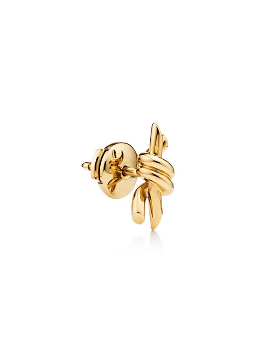 Tiffany & Co. Tiffany Knot Small oorknopjes van 18 karaat geelgoud 84888 - voorkant 5 undefined