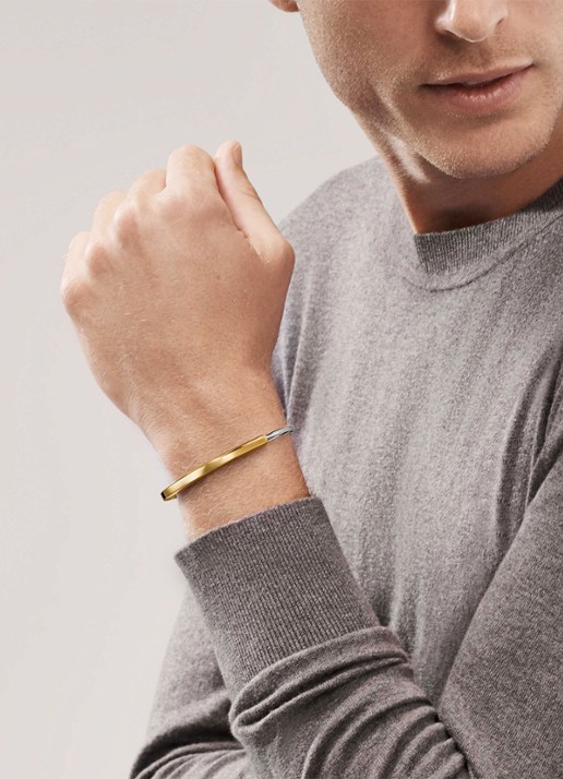 Tiffany & Co. Tiffany Lock bangle van 18 karaat geel- en witgoud 78989 - detail 2 undefined