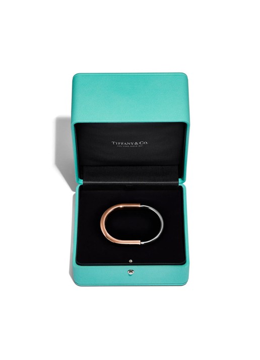 Tiffany & Co. Tiffany Lock bangle van 18 karaat rosé- en witgoud 78990 - detail 8 undefined