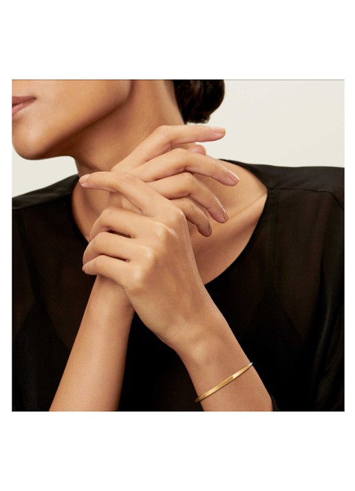 Tiffany & Co. Tiffany Lock bangle van 18 karaat wit- en geelgoud 82984 - detail undefined