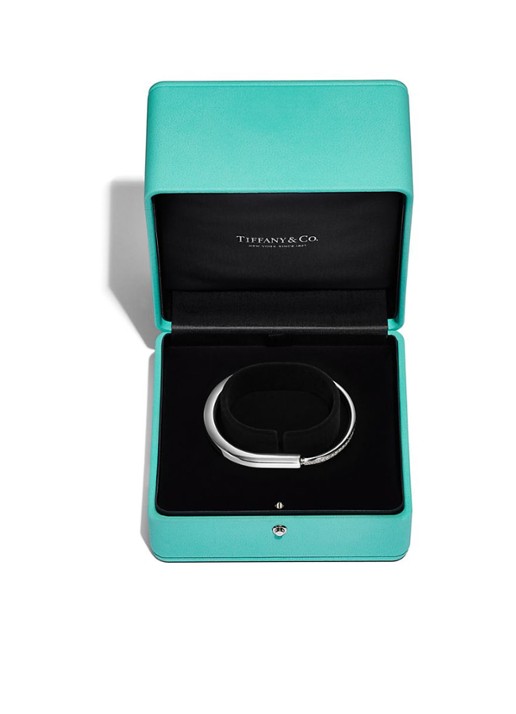 Tiffany & Co. Tiffany Lock bangle van 18 karaat witgoud met diamant 57708 - detail 7 undefined