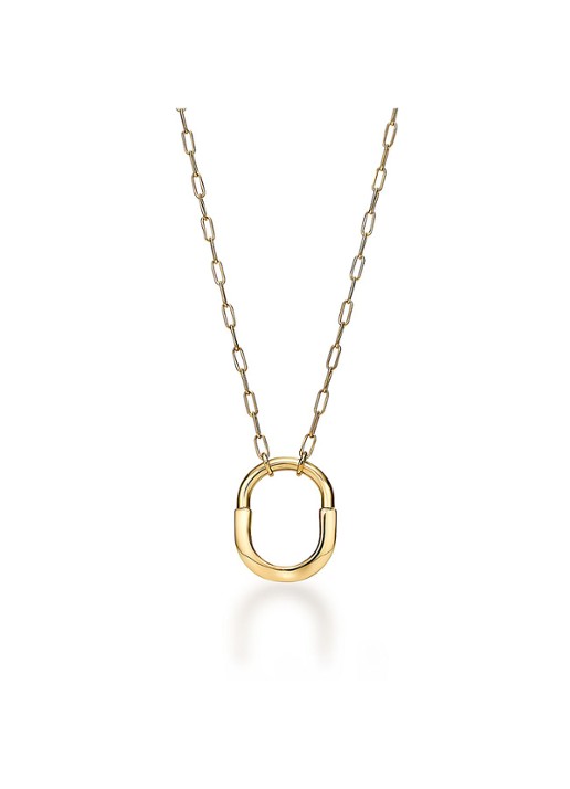 Tiffany & Co. Tiffany Lock Medium ketting van 18 karaat geelgoud 77292
