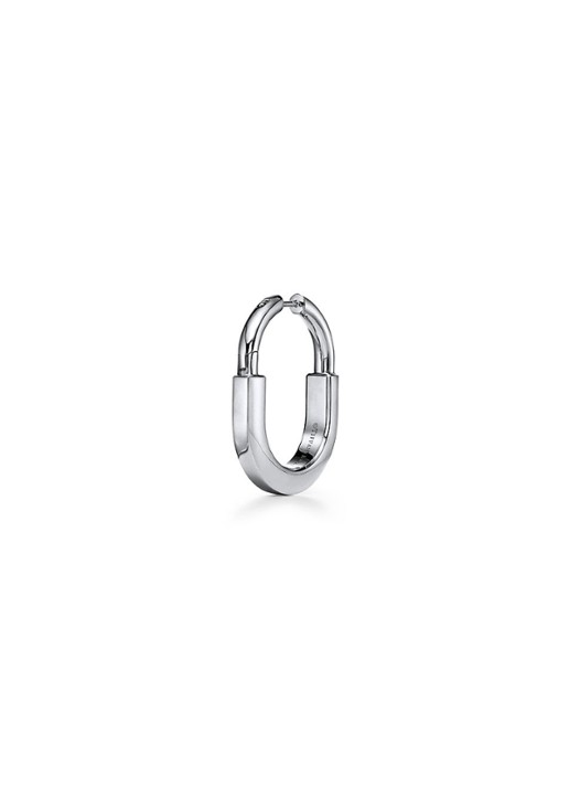Tiffany & Co. Tiffany Lock Medium oorringen van 18 karaat witgoud met diamant 77296 - voorkant 5 undefined