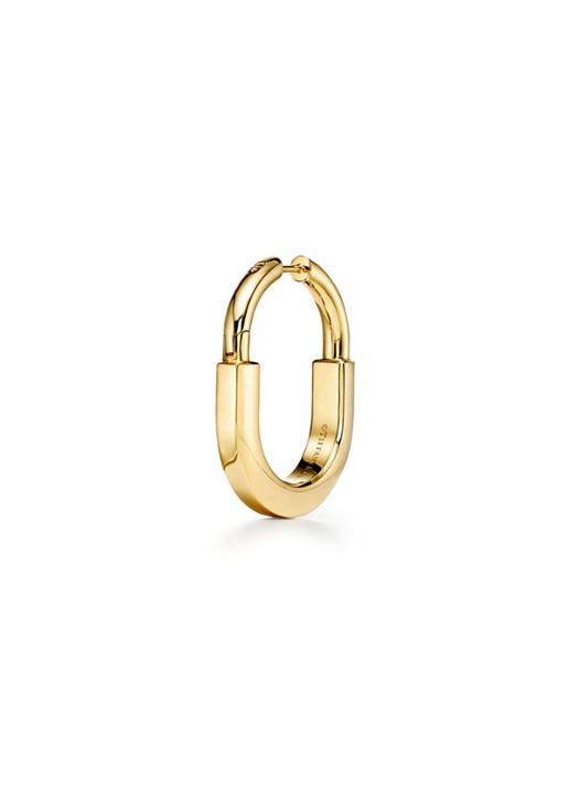Tiffany & Co. Tiffany Lock oorringen van 18 karaat geelgoud met diamanten, Medium 77295 - detail 4 undefined