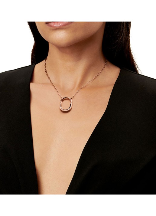 Tiffany & Co. Tiffany Lock Pendant ketting van 18 karaat roségoud, Medium 77291 - detail undefined