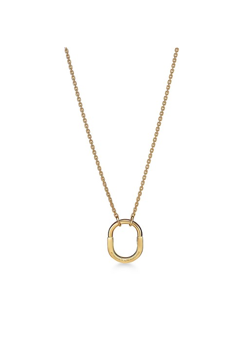 Tiffany & Co. Tiffany Lock Small ketting van 18 karaat geelgoud 82996 - voorkant 7 undefined