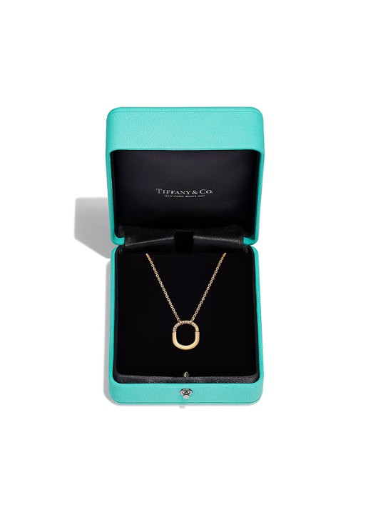 Tiffany & Co. Tiffany Lock Small ketting van 18 karaat geelgoud met diamant 82993 - detail 7 undefined