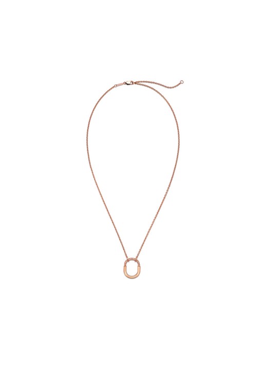 Tiffany & Co. Tiffany Lock Small ketting van 18 karaat roségoud met diamant 82990 - detail 3 undefined