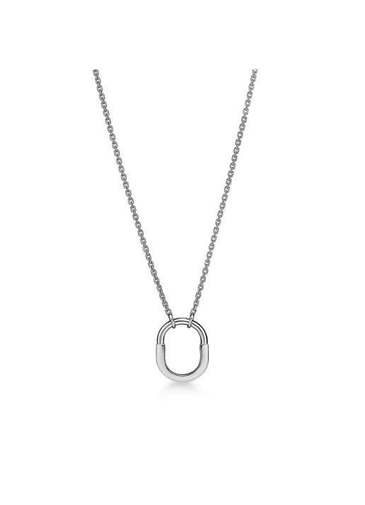 Tiffany & Co. Tiffany Lock Small ketting van 18 karaat witgoud 82997 - voorkant undefined