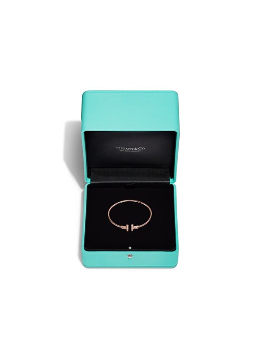 Tiffany & Co. Tiffany T bangle van 18 karaat roségoud met diamant 80874 - detail 2 undefined