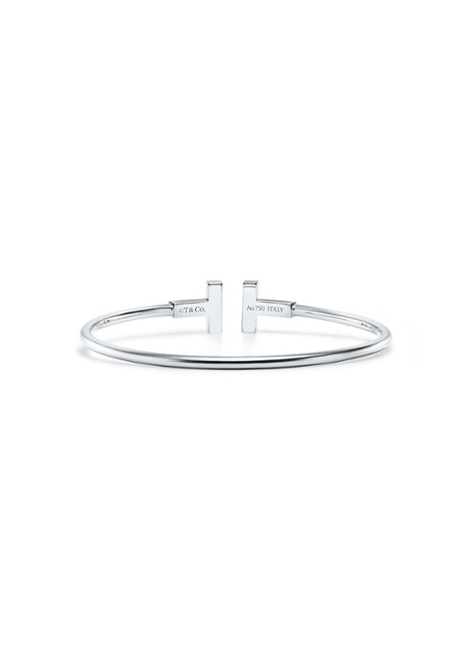Tiffany & Co. Tiffany T bangle van 18 karaat witgoud met diamant 57543 - detail 2 undefined