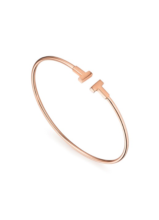 Tiffany & Co. Tiffany T Narrow Wire bangle van 18 karaat roségoud 69754 - voorkant 2 undefined