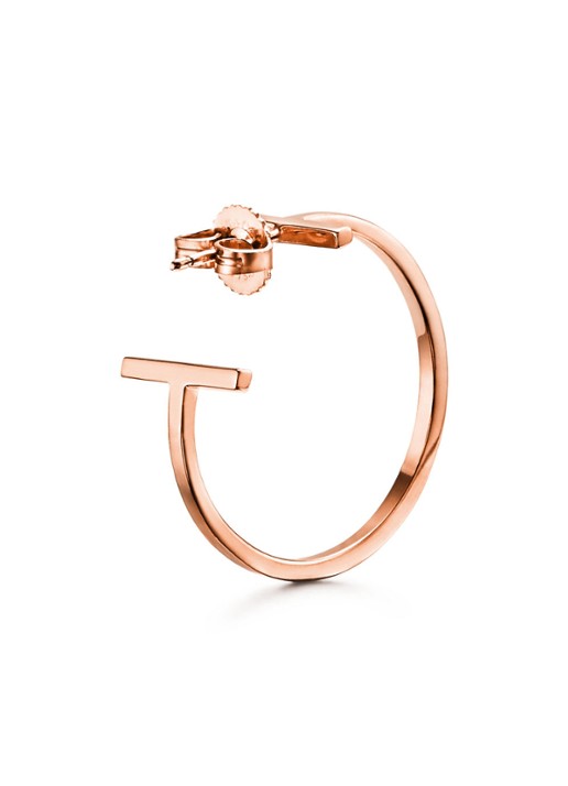 Tiffany & Co. Tiffany T oorringen van 18 karaat roségoud 71105 - voorkant 2 undefined