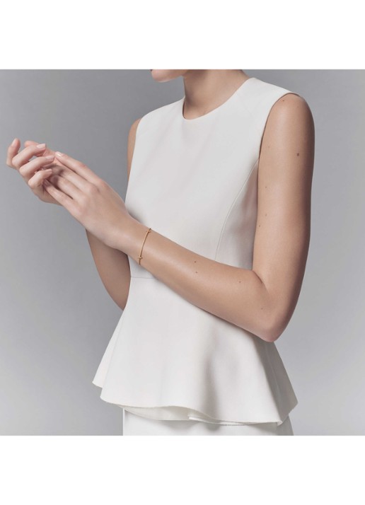 Tiffany & Co. Tiffany T Smile armband van 18 karaat geelgoud met diamant 74017 - achterkant 5 undefined