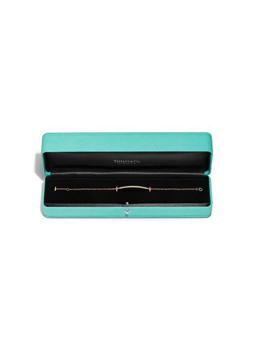 Tiffany & Co. Tiffany T Smile armband van 18 karaat geelgoud met diamant 74017 - detail 4 undefined