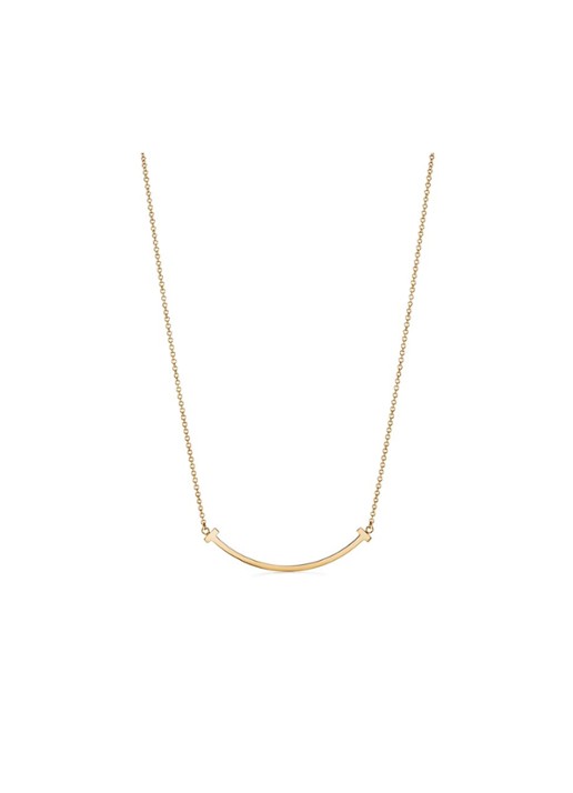 Tiffany & Co. Tiffany T Smile ketting van 18 karaat geelgoud met diamant 71288 - voorkant 2 undefined