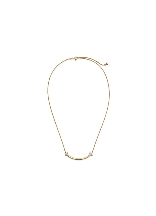 Tiffany & Co. Tiffany T Smile Medium ketting van 18 karaat geelgoud met diamant 84617 - detail 5 undefined