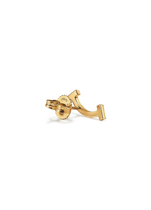 Tiffany & Co. Tiffany T Smile Mini oorknopjes van 18 karaat geelgoud met diamant 85587 - detail 4 undefined