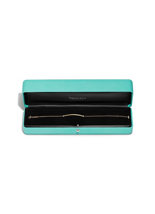 Tiffany & Co. Tiffany T Smile Small armband van 18 karaat geelgoud met diamant 85434 - detail 5 undefined