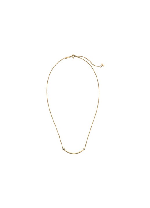 Tiffany & Co. Tiffany T Smile Small ketting van 18 karaat geelgoud met diamant 84611 - detail 2 undefined