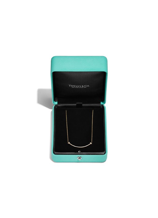 Tiffany & Co. Tiffany T Smile Small ketting van 18 karaat geelgoud met diamant 84611 - detail 4 undefined
