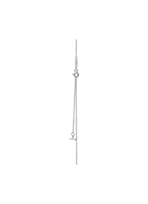 Tiffany & Co. Tiffany T Smile Small ketting van 18 karaat witgoud met diamant 84612 - detail 3 undefined