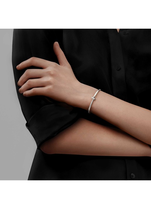 Tiffany & Co. Tiffany T T1 bangle van 18 karaat witgoud 3561 - achterkant 7 undefined