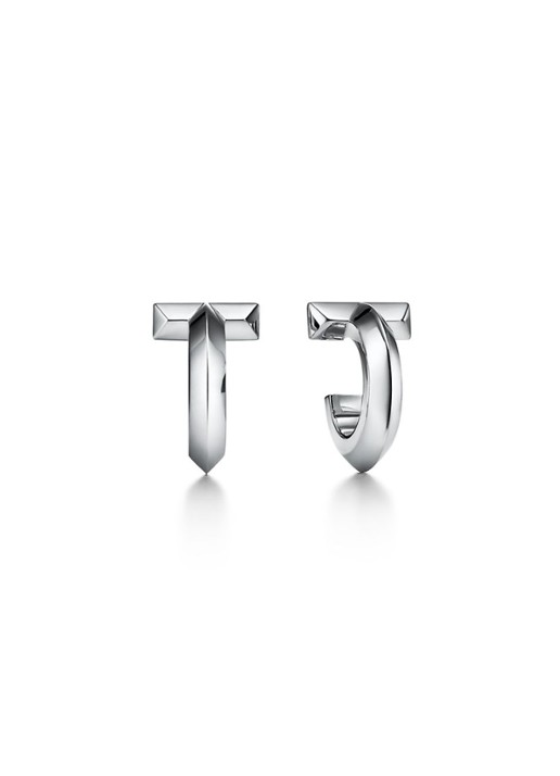 Tiffany & Co. Tiffany T T1 oorringen van 18 karaat witgoud 75942 - voorkant 3 undefined