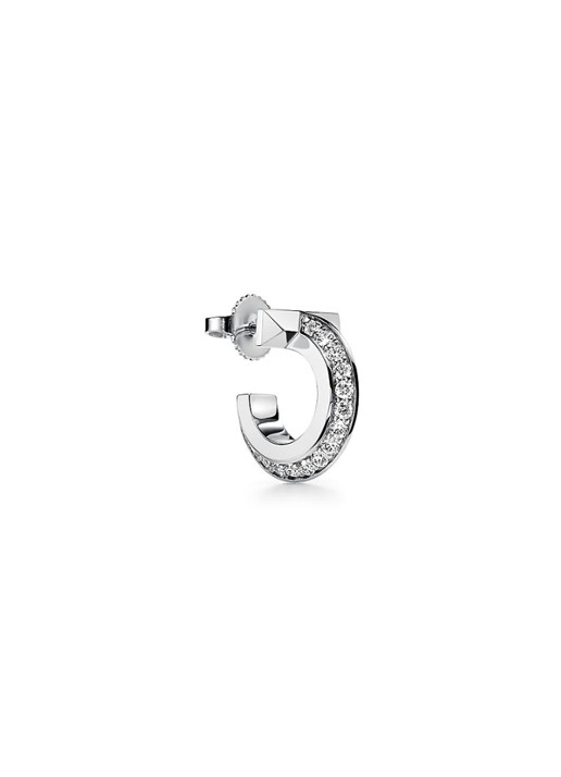 Tiffany & Co. Tiffany T T1 oorringen van 18 karaat witgoud met diamant 28956 - voorkant 5 undefined