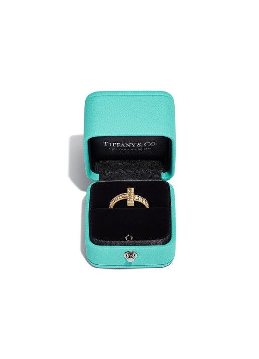 Tiffany & Co. Tiffany T T1 ring van 18 karaat geelgoud met diamant 80886 - detail 4 undefined