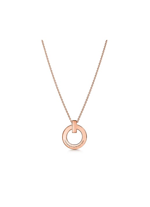 Tiffany & Co. Tiffany T T1 Small ketting van 18 karaat roségoud 76264 - detail undefined