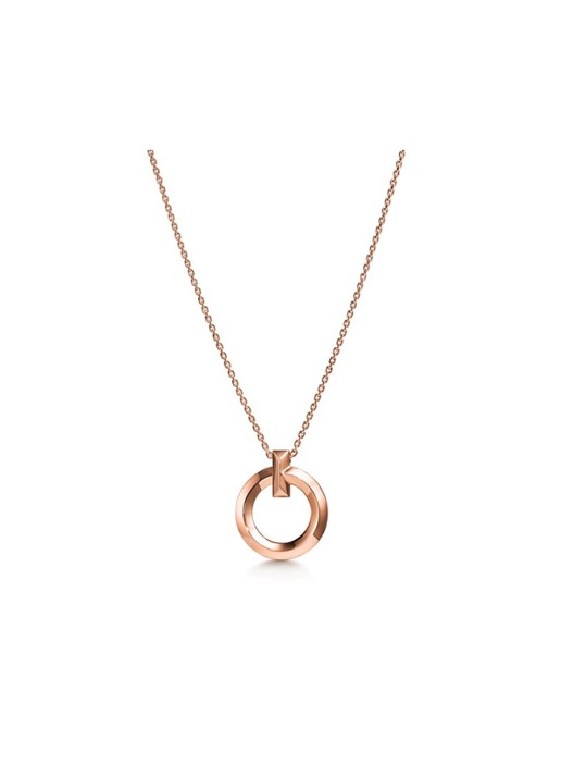Tiffany & Co. Tiffany T T1 Small ketting van 18 karaat roségoud 76264 - voorkant 3 undefined