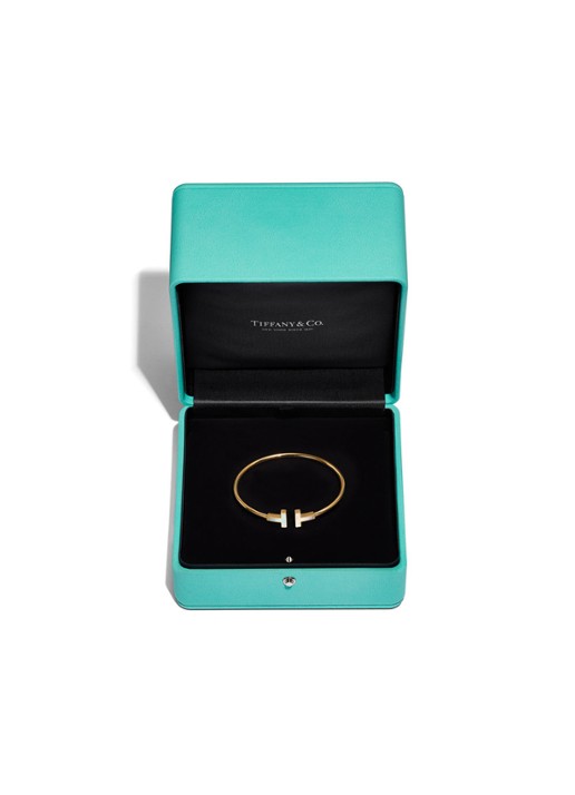 Tiffany & Co. Tiffany T Wire bangle van 18 karaat geelgoud met parelmoer 56576 - detail 6 undefined