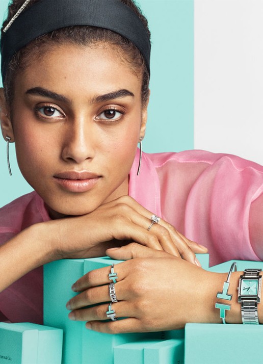 Tiffany & Co. Tiffany T Wire ring van 18 karaat witgoud met diamant en turkoois 57533 - detail 4 undefined