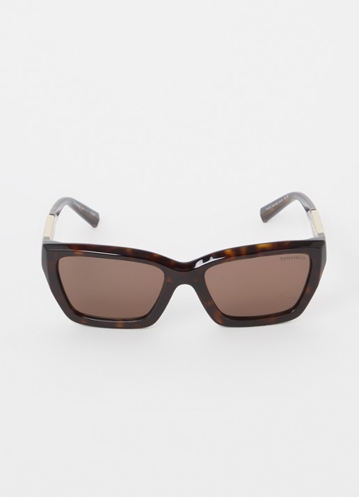 Tiffany & Co. Wayfarer zonnebril TF4213 - detail donkerbruin